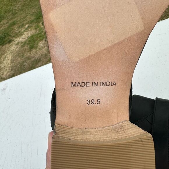 Free People Black Leather Ankle Boots - Picture 5 of 7